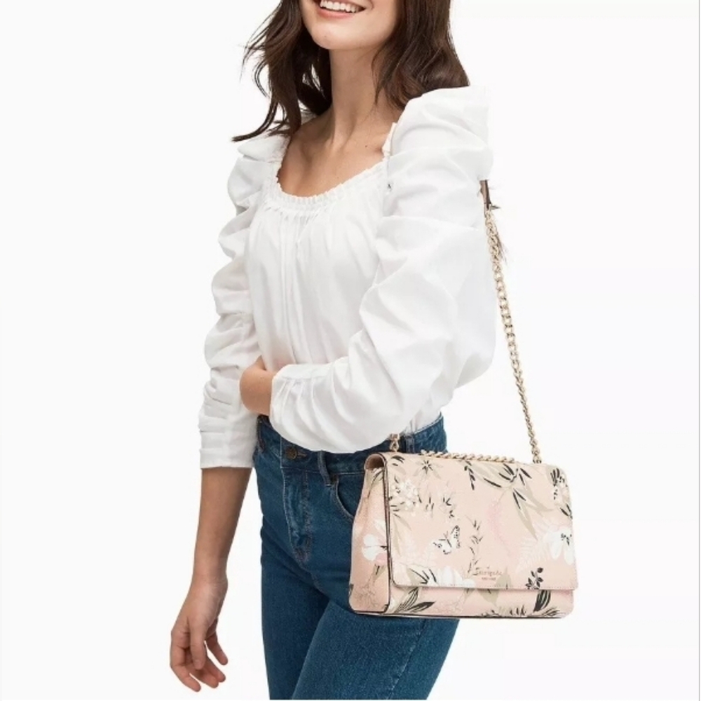 Kate Spade Briar Lane Emelyn Leather  Crossbody Shoulder Bag Excellent Pre-Owned